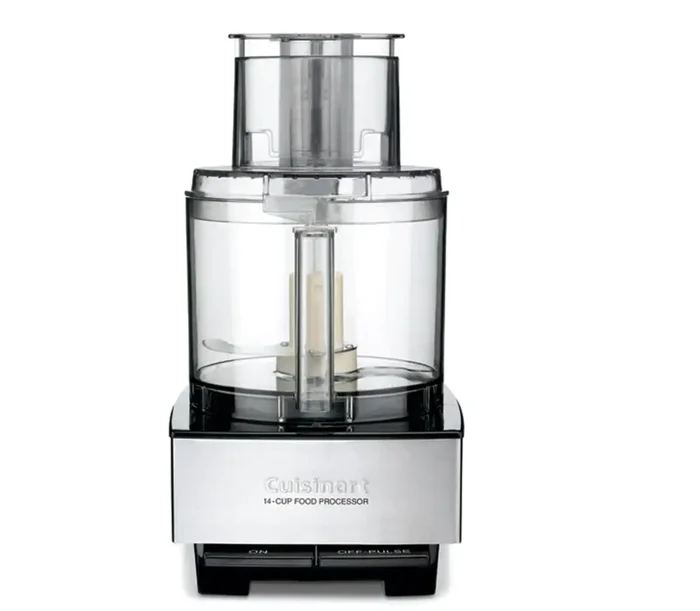 Custom 14-Cup 2-Speed Brushed Stainless Steel Food Processor with Pulse Control