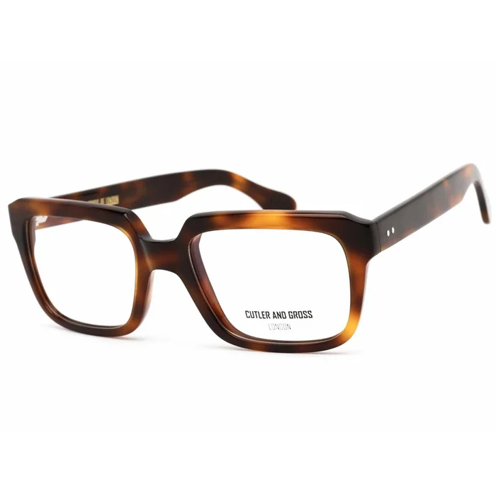 Cutler And Gross Men’s Eyeglasses – Tortoiseshell Plastic Rectangular | CG1289 003
