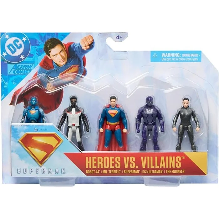 DC Comics Superman 3″ Battle 5 Pack