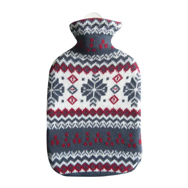 Ecoliving Natural Rubber Hot Water Bottle – Snow Flake
