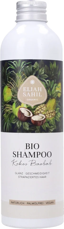Eliah Sahil Organic Coconut Baobab Shampoo, 230 ml