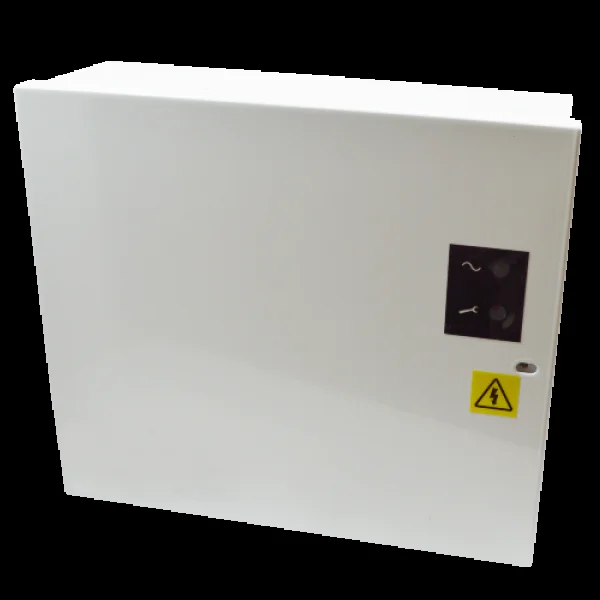 ELMDENE Boxed Power Supply 12VDC 3 Amp G13803N-B 330mmh x 355mmw x 80mmd – White