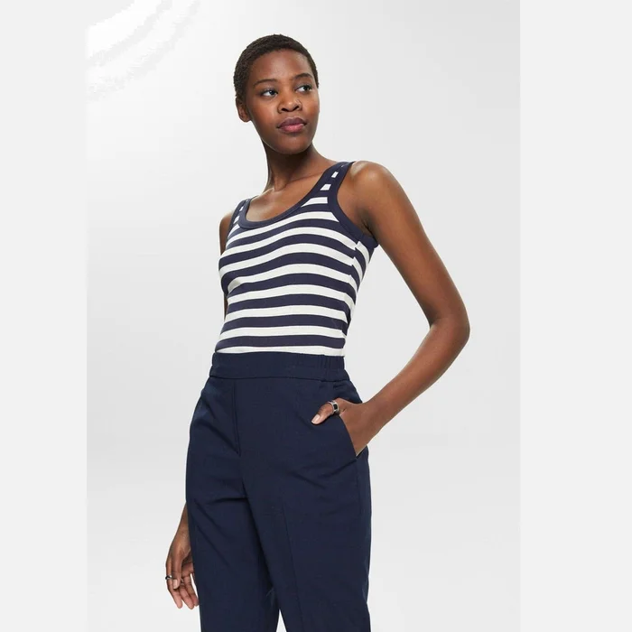 Esprit Cotton tank top with stripes