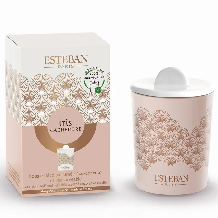Esteban Iris cachemire Scented Decorative Candle 180g