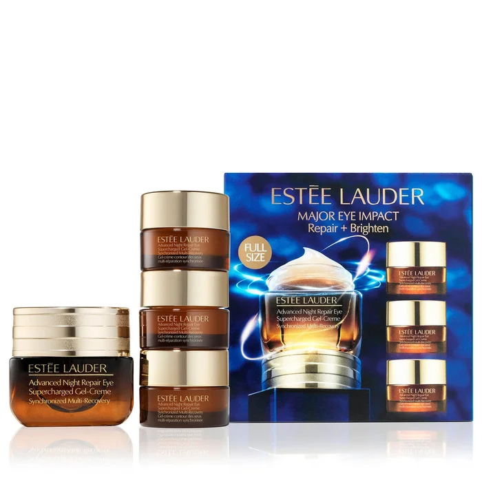 Estée Lauder Major Eye Impact and Bright Advanced Night Repair 3 Piece Gift Set (Worth £75.48)