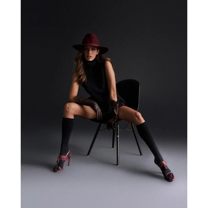 FALKE Pure Matt 50 Den Women Knee-high Socks Semi-opaque & Matte In Black