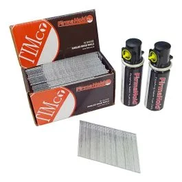 Firmahold Angled Nail & Gas Pack, Galv, 16 Gauge x 64mm Suits Paslode IM65a