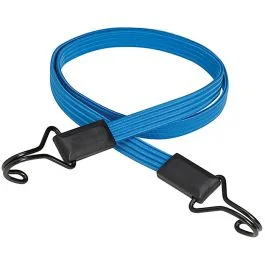 Flat Bungee 120cm Dark Blue Double Hook by Master Lock – 3227EURDAT