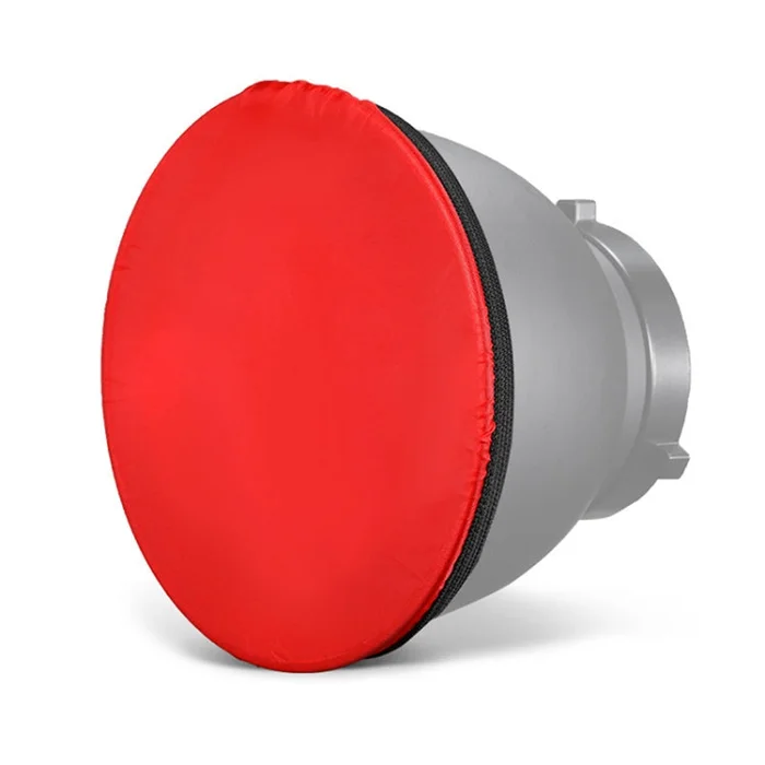 For 55 Degree Standard Cover 18cm Soft Light Fabric Cover, Color: Red