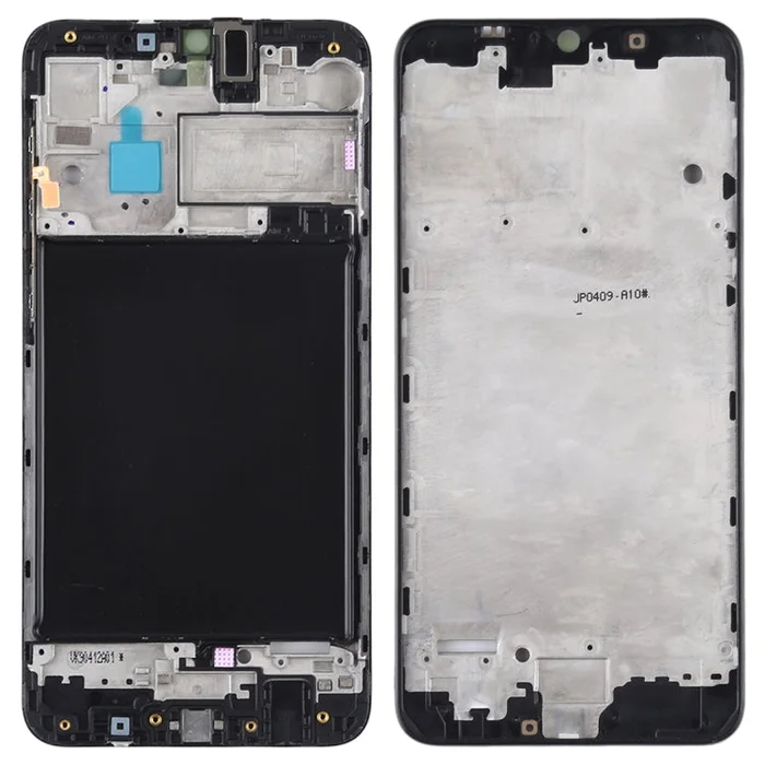 For Galaxy A10 Front Housing LCD Frame Bezel Plate (Black)