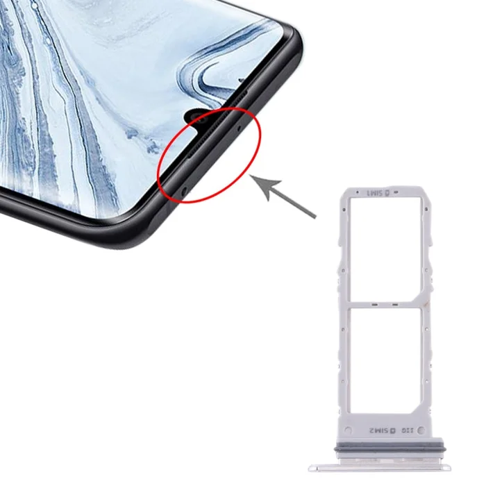 For Samsung Galaxy Note10 SIM Card Tray + SIM Card Tray (White)