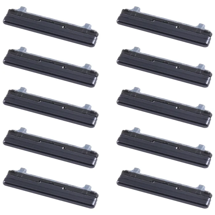 For Samsung Galaxy Z Flip 5G SM-F707 10pcs Volume Control Button(Black)