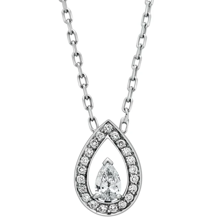 Fred of Paris Women’s Pendant Necklace – Lovelight White Gold Diamond | 3B0268-000