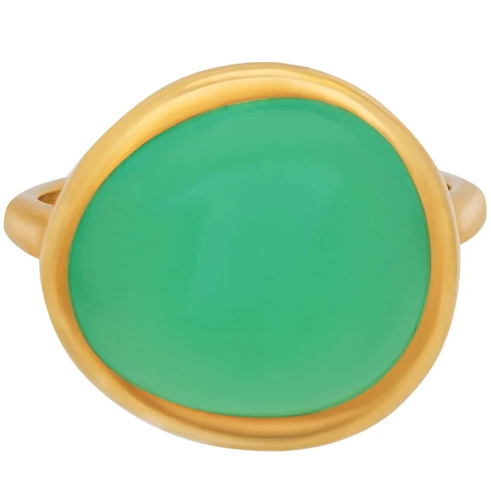 Fred of Paris Women’s Ring – Belles Rives Chrysoprase Gem, Size 3.75 | 4B0810-046