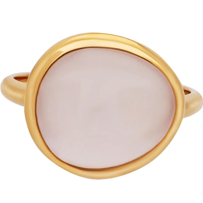 Fred of Paris Women’s Ring – Belles Rives RG Pink Quartz, Size 4.25 | 4B0812-047