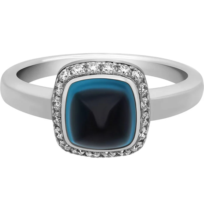 Fred of Paris Women’s Ring – Paindesucre White Gold Topaz, Size 4.25| 4B0686-047