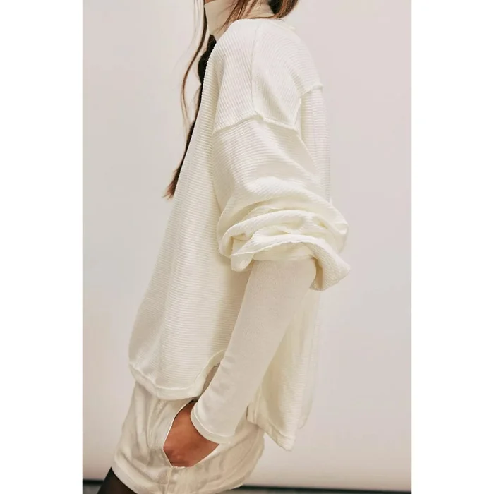 Free People We The Free Total Eclipse Tee In Ivory