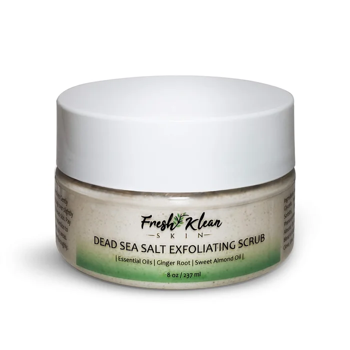 Fresh Klean Skin Dead Sea Salt Exfoliating Scrub 8oz