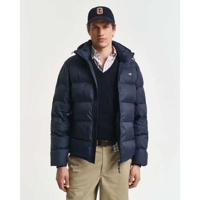 Gant Active Cloud Jacket In Evening Blue