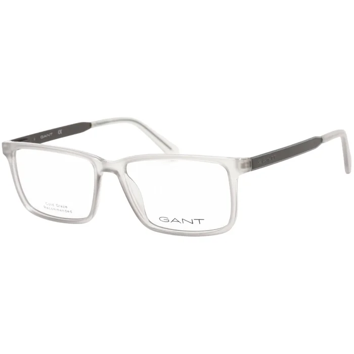 Gant Men’s Eyeglasses – Grey and Black Rectangular Shaped Plastic Frame | GA3216 020