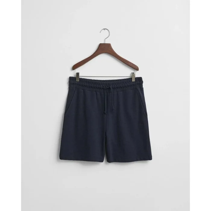 GANT Textured Shorts In Evening Blue