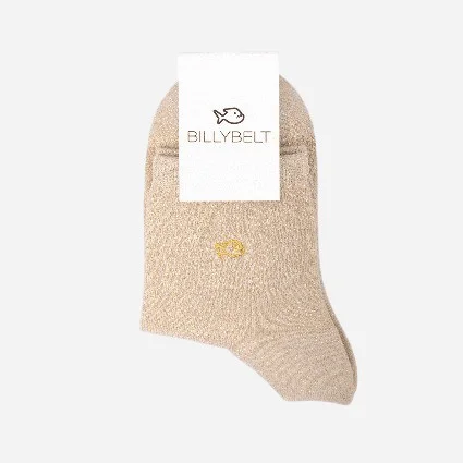 Glitter Socks Beige