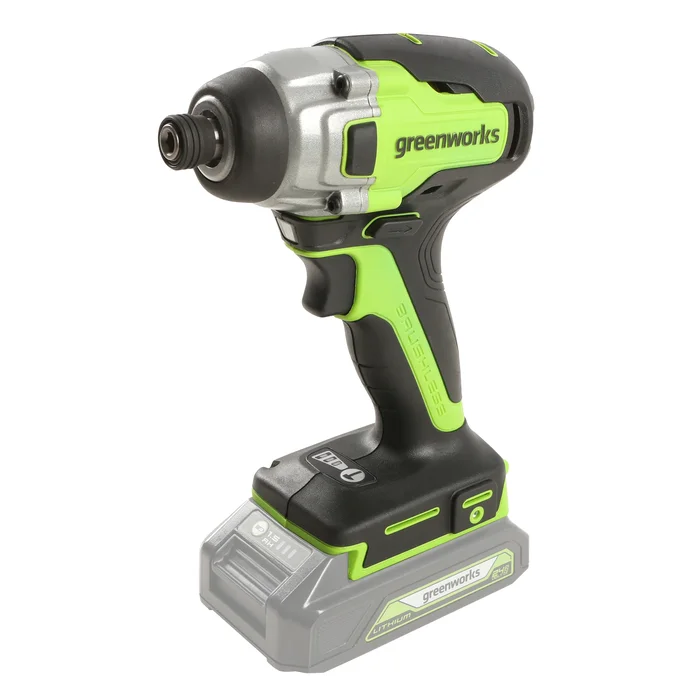 Greenworks 24-volt 1/4-in Variable Speed Brushless Cordless Impact Driver