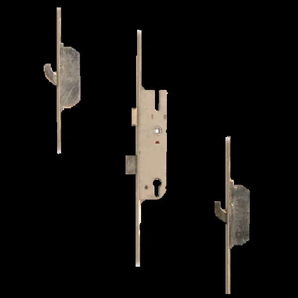 GU Lever Operated Latch & Deadbolt – 2 Hook 35/92 16mm Faceplate