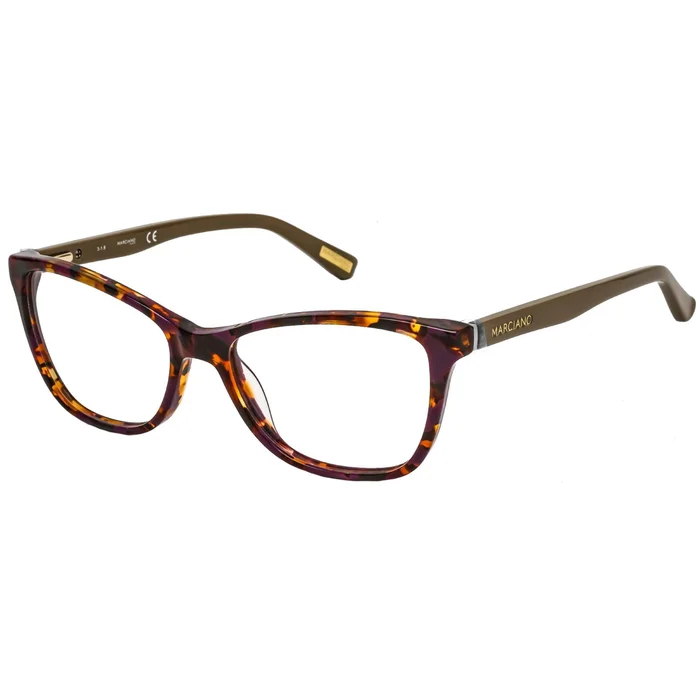 Guess By Marciano Women’s Eyeglasses – Clear Demo Lens Colored Havana | GM0266-3 055