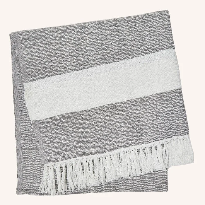 Hammam Throw Chinchilla