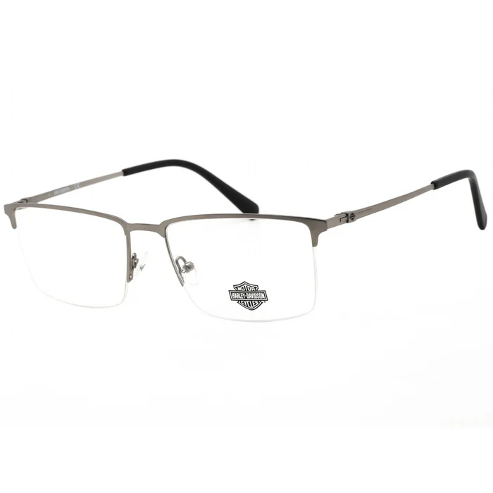 Harley Davidson Men’s Eyeglasses – Clear Lens Matte Light Nickeltin | HD0915 011
