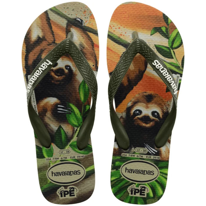 Havaianas FlipFlops IPE Sloth Green