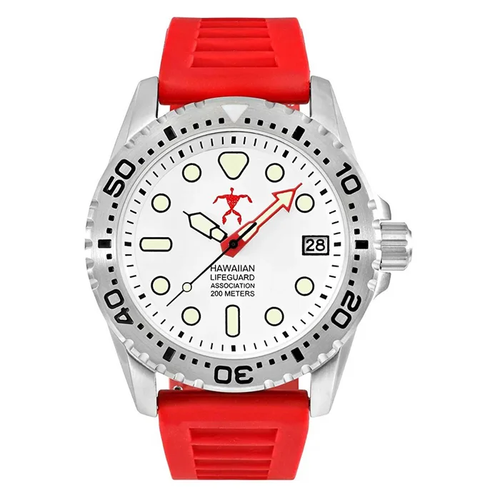 Hawaiian Lifeguard Association Men’s Watch – Quartz Rotating Bezel Strap | HLA 5411