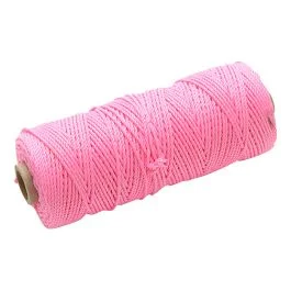 Hi Vis Nylon Brick Line 105m (344ft) Pink – Faithfull