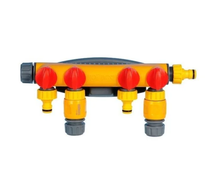 Hozelock 2150 Flowmax 4-Way Tap Connector with Fittings