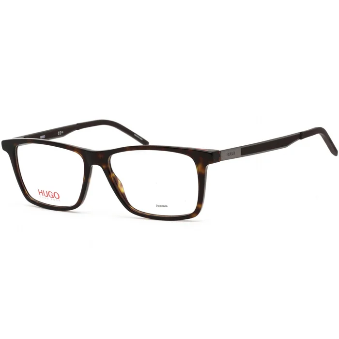 Hugo Men’s Eyeglasses – Clear Demo Lens Havana/Grey/Black Frame | HG 1140 0086 00