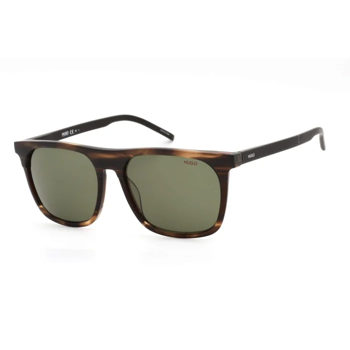 Hugo Men’s Sunglasses – Green Lens Plastic Square Shape Frame | HG 1086/S 0BU0 QT