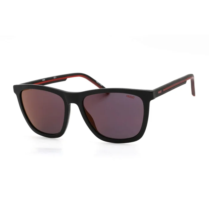 Hugo Men’s Sunglasses – Red Mirror Lens Plastic Square Shape | HG 1047/S 0BLX AO