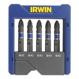 Impact Screwdriver Pocket Bit Set of 5 Pozi by IRWIN – 1923435