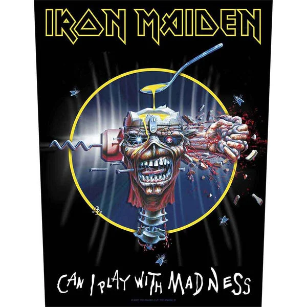 Iron Maiden Patches – Can I Play With Madness