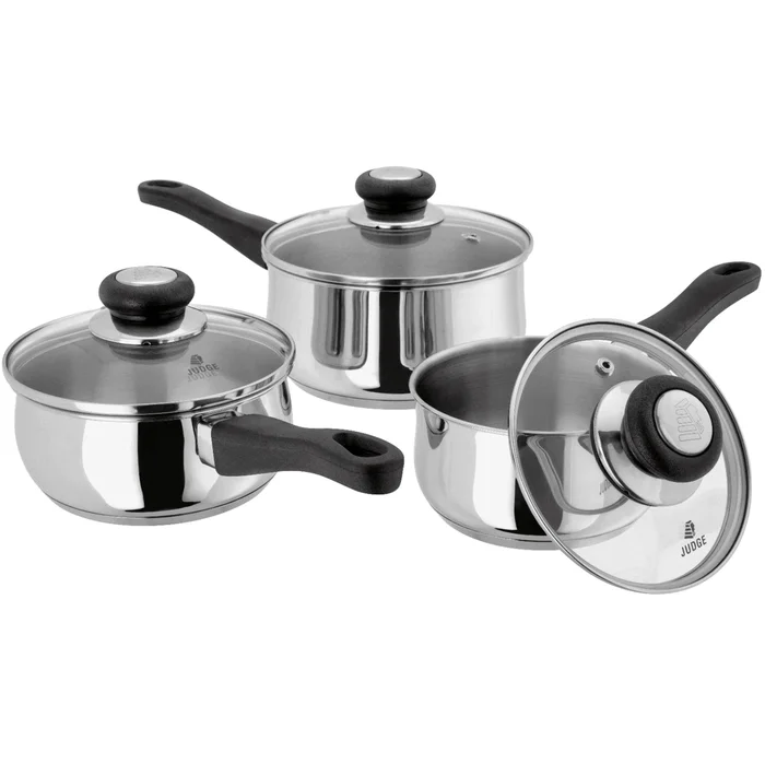 Judge Vista 3 Piece Saucepan Set