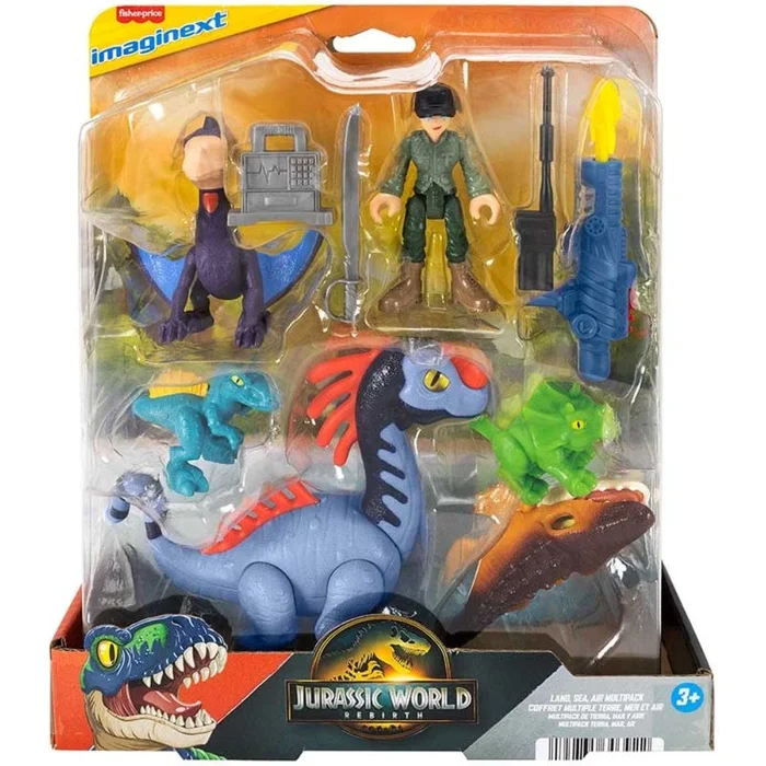 Jurassic World Saga Land Sea & Air Multipack