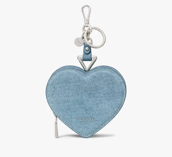 Kate Spade Liv Heart Coin Purse in Blue Multi
