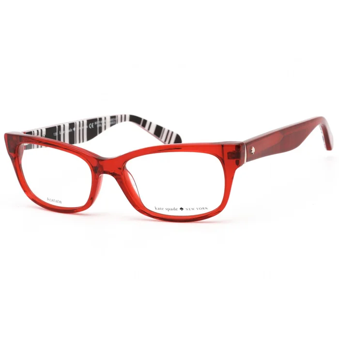 Kate Spade Women’s Eyeglasses – Clear Demo Lens Cherry Acetate Frame | Elora 0QHH 00