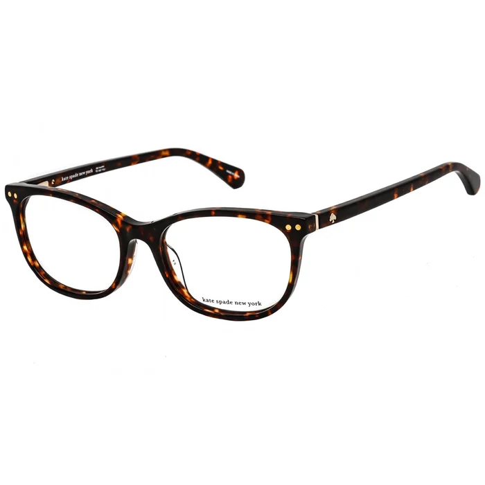 Kate Spade Women’s Eyeglasses – Clear Lens 53mm Havana Rectangular | RAELYNN 0086 00