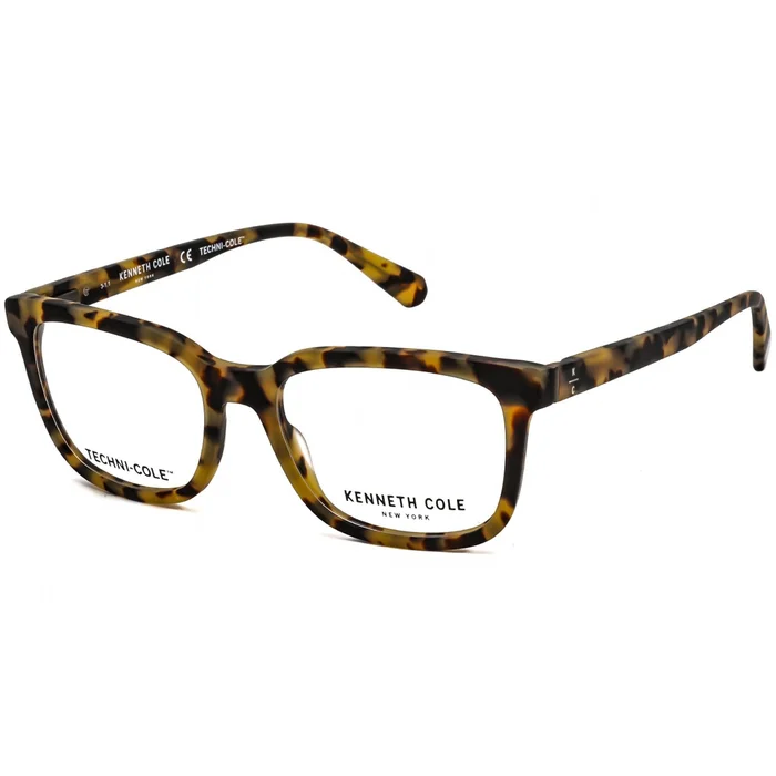 Kenneth Cole New York Men’s Eyeglasses – Havana Rectangular Shape Frame | KC0320 056