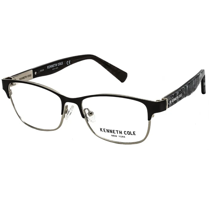 Kenneth Cole New York Women’s Eyeglasses – Clear Demo Lens Matte Black | KC0317 002