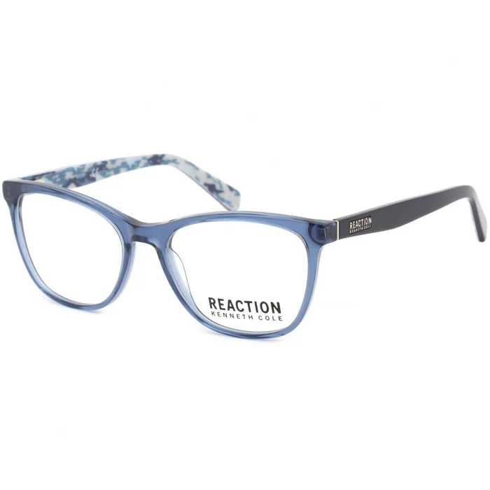 Kenneth Cole New York Women’s Eyeglasses – Shiny Blue Rectangular Frame | KC0806 090