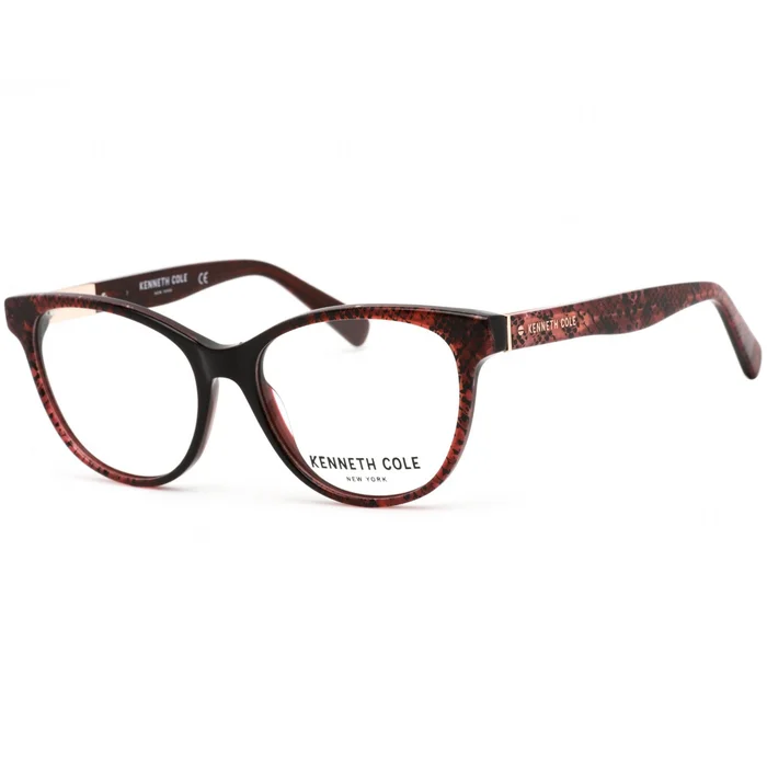 Kenneth Cole New York Women’s Eyeglasses – Shiny Bordeaux Plastic Frame | KC0316 069