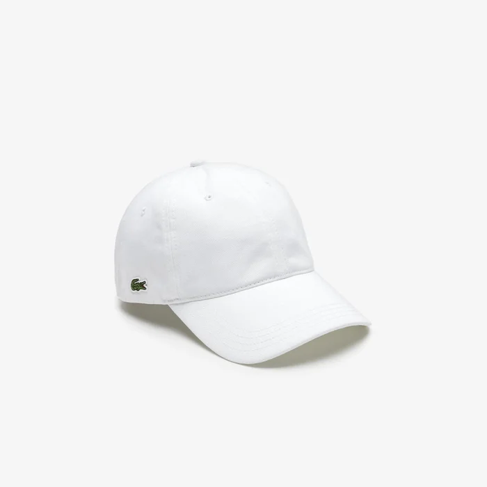 Lacoste Contrast Strap Cotton Cap White